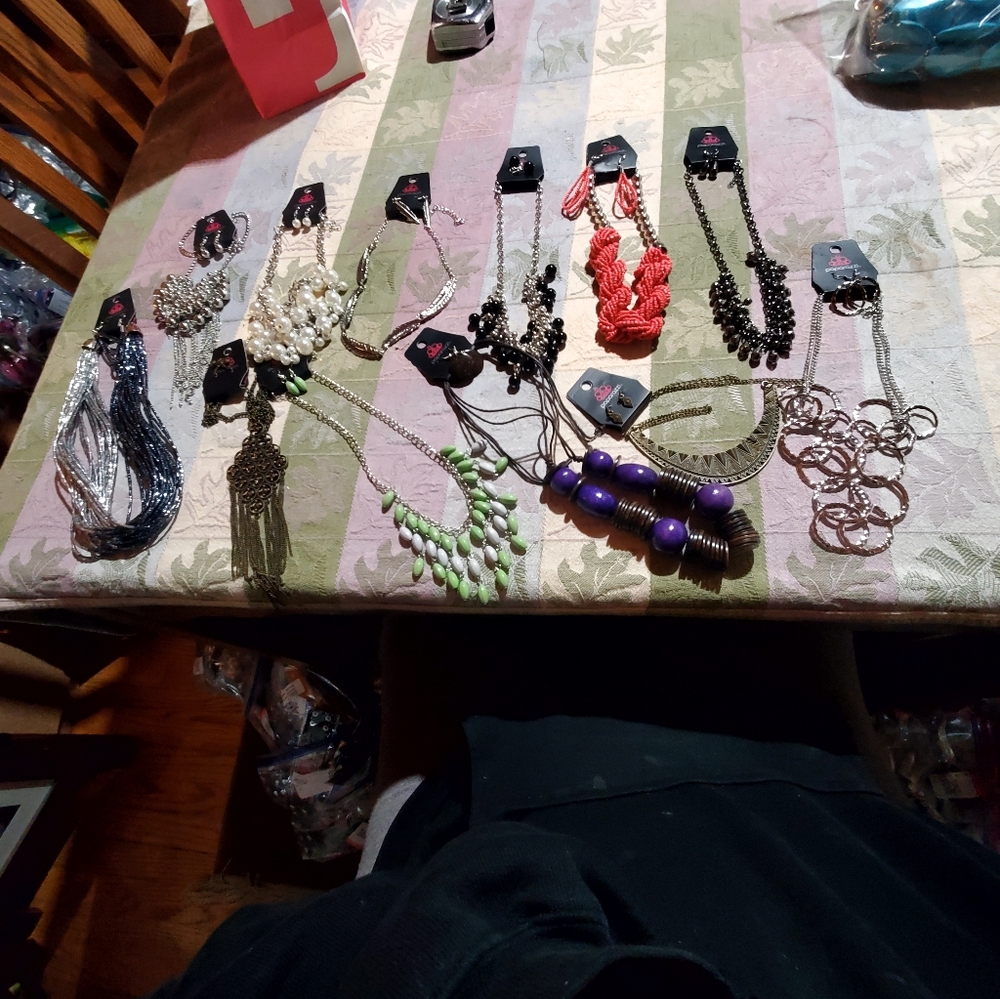 Paparazzi Costume Jewelry Sets Big & Chunky Lot Of 12 Sets NWT List 31